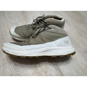 Arc'teryx Aerios Mid GTX Men's 11 Hiking Shoes Gore-Tex Trail Boots Tan Olive